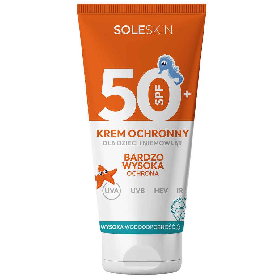 Acquista Soleskin Kids, crema protettiva per neonati e bambini, SPF 50+, da 6 mesi, 100 ml Soleskin Kids, crema protettiva per neonati e bambini, SPF 50+, da 6 mesi, 100 ml