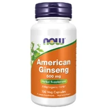 Now Foods American Ginseng 500 mg, American ginseng, 100 vegan capsules