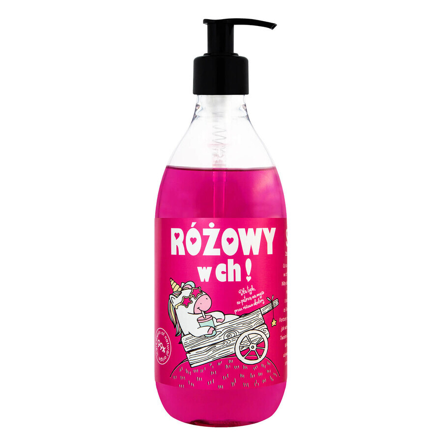 LaQ Shots!, Gel de ducha, Rosa en el ch!, 500 ml