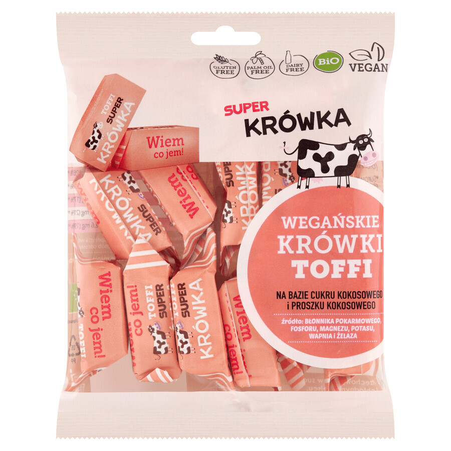 Me Gusto, biologische karamelsnoepjes, zuivelvrij, glutenvrij, 150 g
