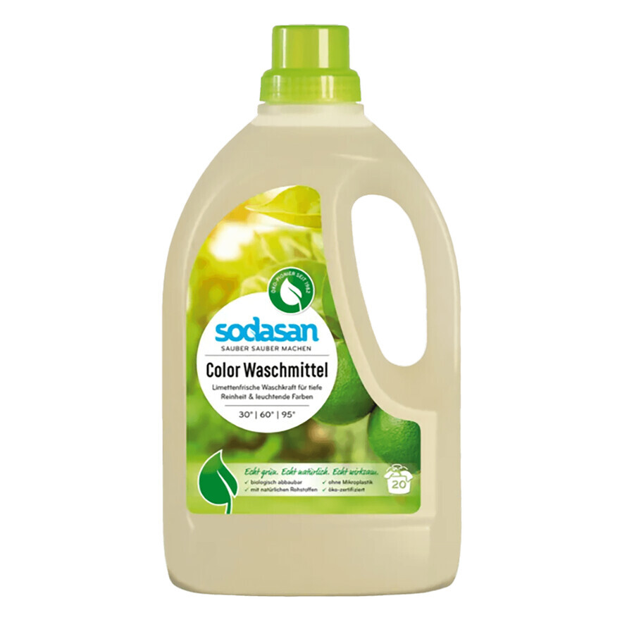 Sodasan, Waschmittel, universal, für Farben, Bio, Kalk, 1,5 l