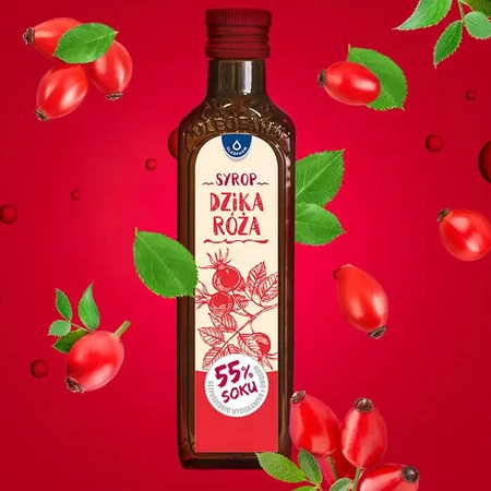Oleofarm Wilde rozensiroop, 250 ml