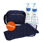 Mustela Bebe Enfant Hydra Bebe Set, Körpermilch 750 ml + sanftes Reinigungsgel 750 ml + gratis Tauschmattenbeutel Mustela Bebe Enfant Hydra Bebe Set, Körpermilch 750 ml + sanftes Reinigungsgel 750 ml + gratis Tauschmattenbeutel