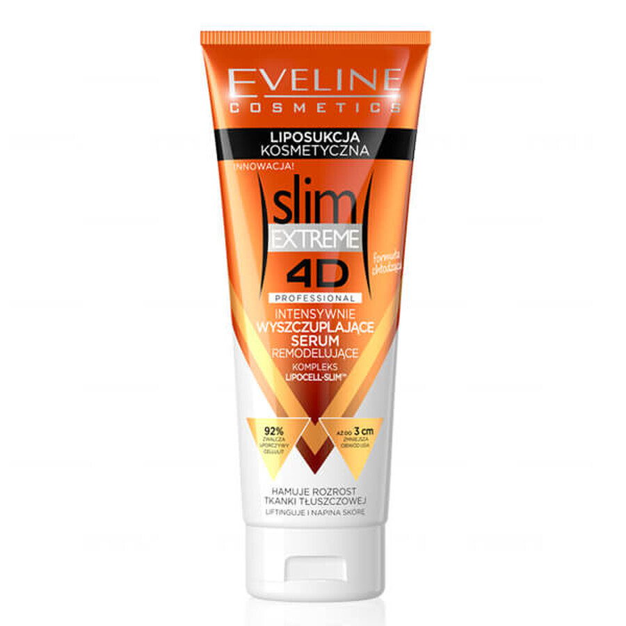 Eveline Cosmetics Slim Extreme 4D, suero remodelante reductor intensivo, 250 ml