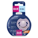 Lovi Prime, sucette, silicone, dynamique, violet, 34/421, 0-6 mois, 1 pièce