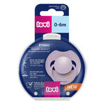 Lovi Prime, ciuccio, in silicone, dinamico, viola, 34/421, 0-6 mesi, 1 pezzo Lovi Prime, ciuccio, in silicone, dinamico, viola, 34/421, 0-6 mesi, 1 pezzo