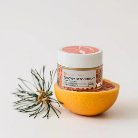 Desodorante Opcja Natura Saludable, pino y pomelo, 50 ml