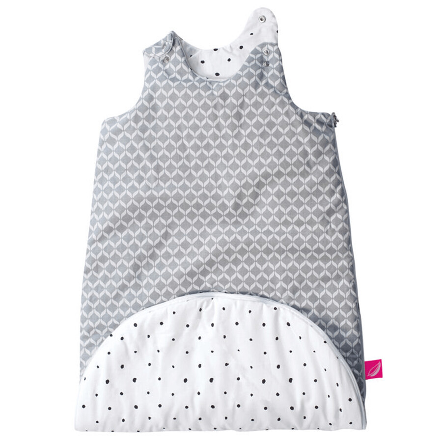 Motherhood Zip-A-Round, 2 in 1 cotton sleeping bag, TOG 2, gray, 3-18 months, 1 pc