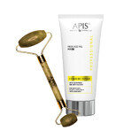 Apis Professional Ceramide Repair, reconstruction mask with ceramides and beta-glucan, 200 ml + jade facial massager, 1 free