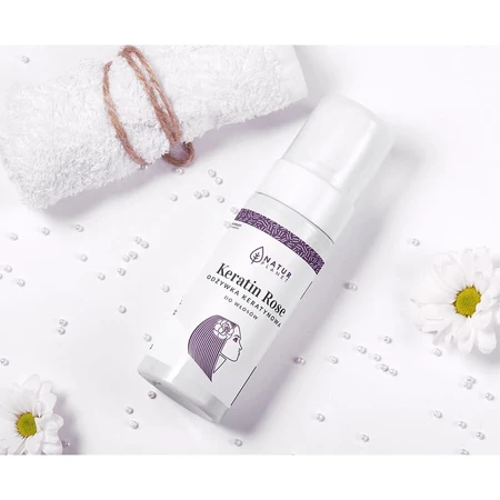 Acondicionador capilar Natur Planet con queratina, 100 ml