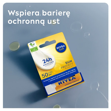Nivea Sun Protect, rouge à lèvres nourrissant, SPF 50, 4.8 g