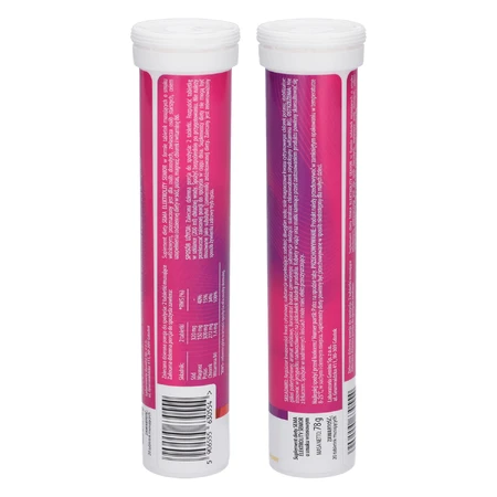 SEMA Elektrolity Senior, goût cerise, sans sucre ajouté, 20 comprimés effervescents
