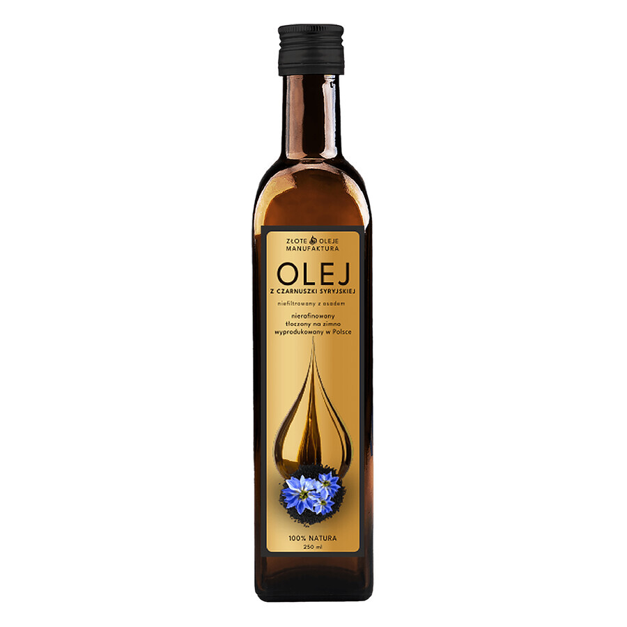 Goldfarmex Golden Oils Ulei de chimen negru sirian, presat la rece, nerafinat, 250 ml