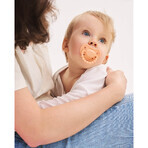 Luu Kids, suzetă, poziționare, silicon, Summer Apricot, 0-3 luni, 1 buc Luu Kids, suzetă, poziționare, silicon, Summer Apricot, 0-3 luni, 1 buc