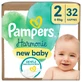 Pampers Harmonie, pañales, talla 2, 4-8 kg, 32 unidades