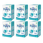 Set Nestle NAN Optipro 4, modified Junior milk for children over 2 years, 6 x 650 g