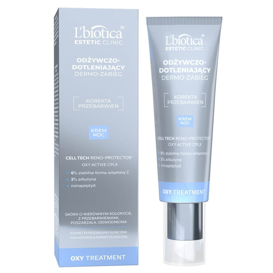 Set L'Biotica Aesthetic Clinic OXY, moisturizing and oxygenating dermo-treatment, SPF 30, 35 ml + nourishing and oxygenating dermo-treatment for night, 35 ml