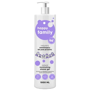 Happy Family, gel douche hydratant naturel, 1000 ml