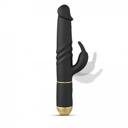 Dorcel Furious Rabbit 2.0, rabbit vibrator, black
