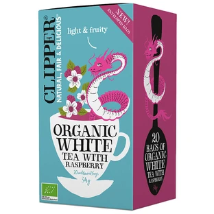 Clipper, white tea with raspberries Organic, 1.7 g x 20 sachets
