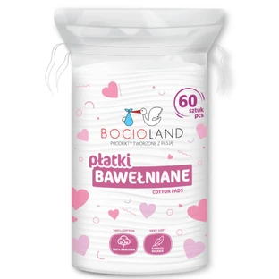 Bocioland, cotton pads, 60 pieces