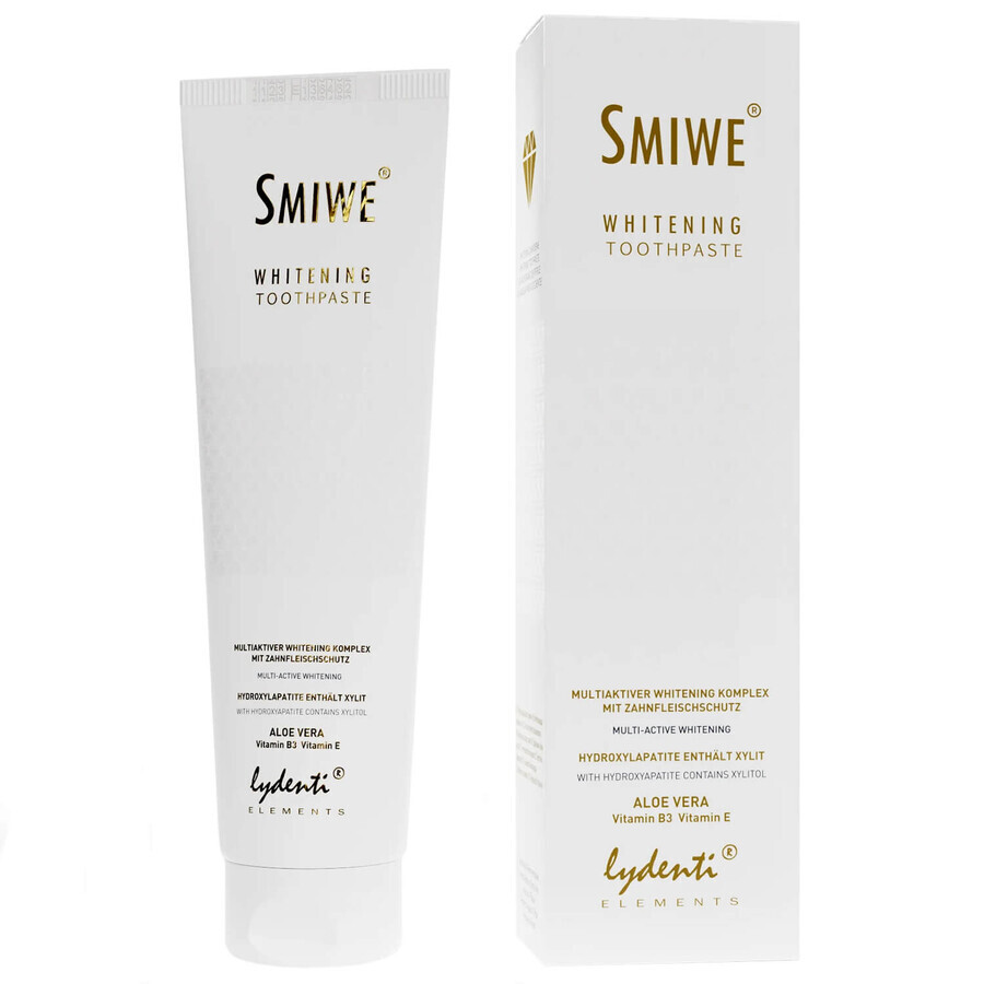 Smiwe whitening toothpaste with aloe vera extract, 125 ml PACKAGE DAMAGED