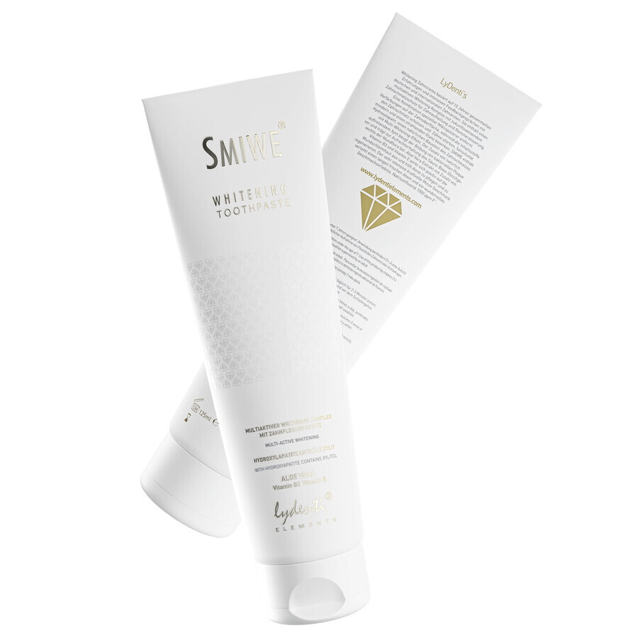 Smiwe whitening toothpaste with aloe vera extract, 125 ml PACKAGE DAMAGED