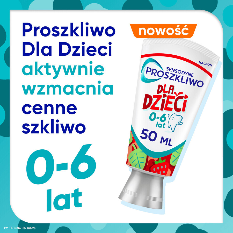 Sensodyne Powder, toothpaste for children, 0-6 years, 50 ml