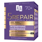 AA Age Technology 5 Repair Intensief Voedend 70+ Herstellend Nachtcrème Masker 50ml