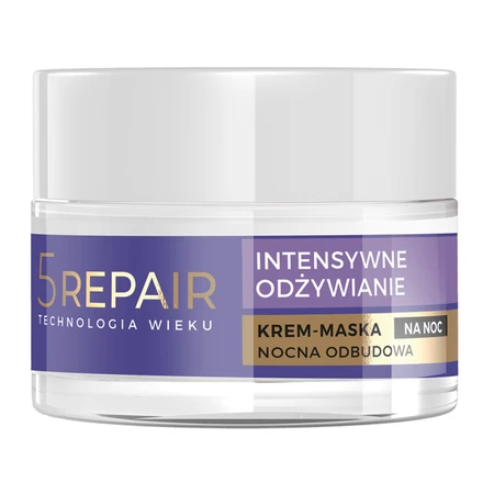 AA Age Technology 5 Repair Nutrición Intensiva Mascarilla Crema de Noche Reparadora 70+ 50ml