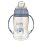 Canpol Beb&#233;s, vaso entrenador con hocico blando, Animalitos, azul, 56/512, a partir de 6 meses, 320 ml