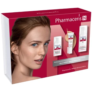 Set Pharmaceris N Capi-Hialuron-C, crème dermo-structurelle correctrice de rides, SPF 20, 50 ml + Capilar-Tone CC, crème tonifiante, peaux vasculaires et hyper-réactives, SPF 30, 40 ml