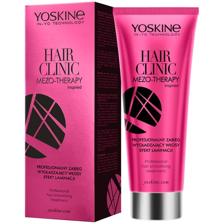 Yoskine Hair Clinic Meso-Therapy, professional hair smoothing treatment, smoothing effect, 200 ml