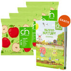 Set Crispy Natural Chrup Apple, chips de pommes séchées, 4 x 18 g + livre de coloriage Near Nature gratuit Set Crispy Natural Chrup Apple, chips de pommes séchées, 4 x 18 g + livre de coloriage Near Nature gratuit