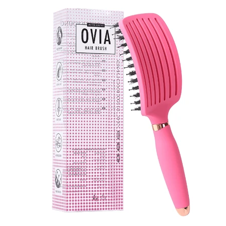 Sister Young, brosse à cheveux pour cheveux naturels, Ovia Fuchsia, 1 pc