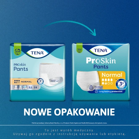 Tena Pants ProSkin, absorbent briefs, size L, 100-135 cm, Normal, 10 pieces