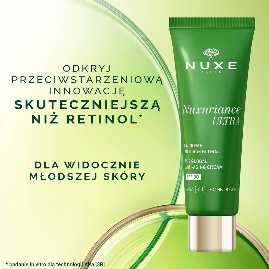 Nuxe Nuxuriance Ultra Set, Anti-Ageing Tagescreme, SPF 30, 50 ml + Anti-Ageing Augen- und Lippencreme, 15 ml für 1 Penny