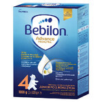 Set Bebilon Advance Pronutra 4 Junior, milk-based nourishing formula, after 2 years, 2 x 1000 g + Mustela wet wipes, 60 free