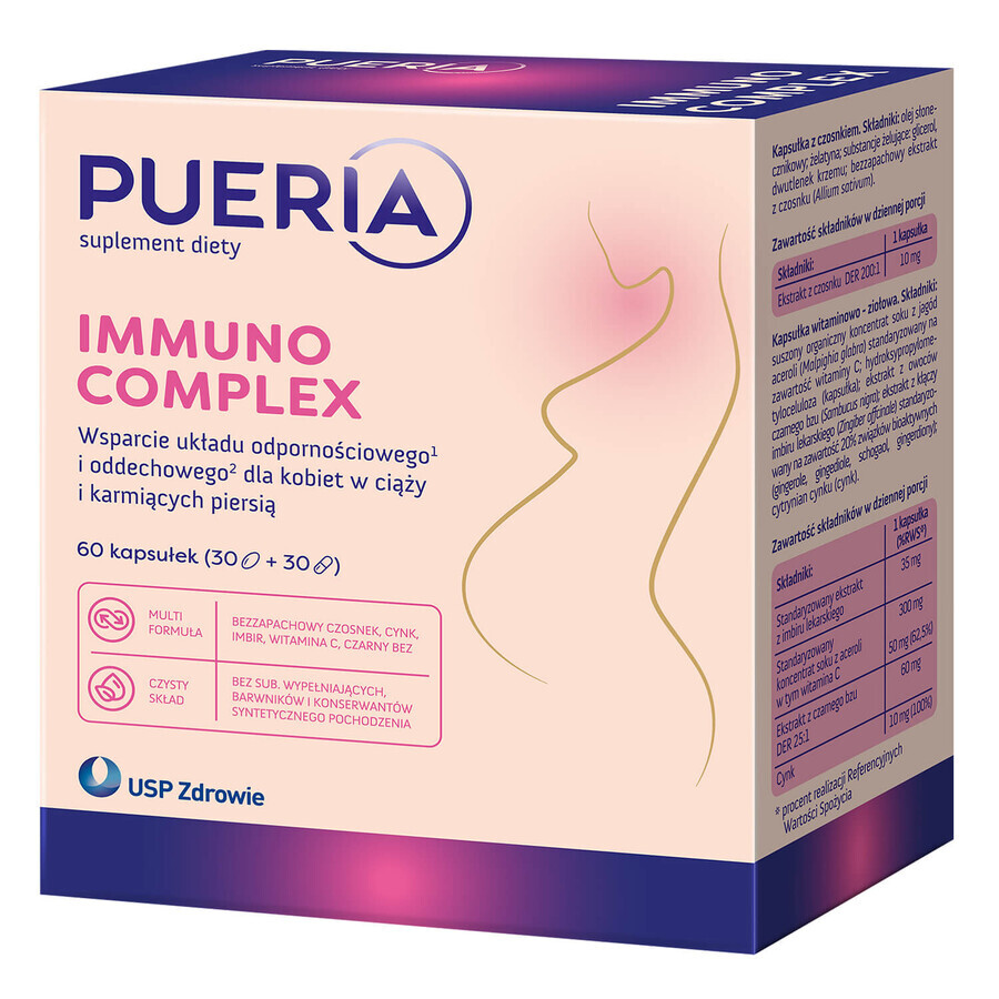 Pueria Immuno Complex, 60 gélules