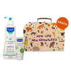 Set Mustela Stelatopia, Mustela Stelatopia lavaggio corpo dalla nascita, 500 ml + crema idratante viso e corpo dalla nascita, 150 ml + scatola, 1 omaggio Set Mustela Stelatopia, Mustela Stelatopia lavaggio corpo dalla nascita, 500 ml + crema idratante viso e corpo dalla nascita, 150 ml + scatola, 1 omaggio
