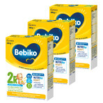 Set Bebiko 2R Nutriflor Expert, latte di proseguimento con porridge di riso, oltre 6 mesi, 3 x 350 g