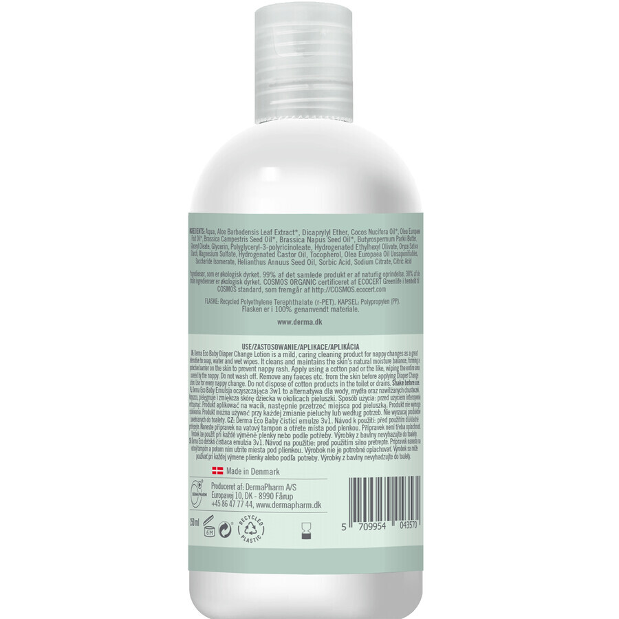 Derma Eco Baby 3-in-1-Reinigungsemulsion, ab Geburt, 250 ml