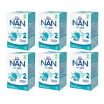 Nestle NAN Optipro 2, Follow-on milk for babies over 6 months, 6 x 650 g