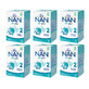Nestle NAN Optipro 2, Follow-on milk for babies over 6 months, 6 x 650 g