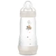 MAM Perfect Start Anti-Colic, anti-koliekfles met siliconenspeen, Planet Love, unisex, vanaf 4 maanden, 320 ml