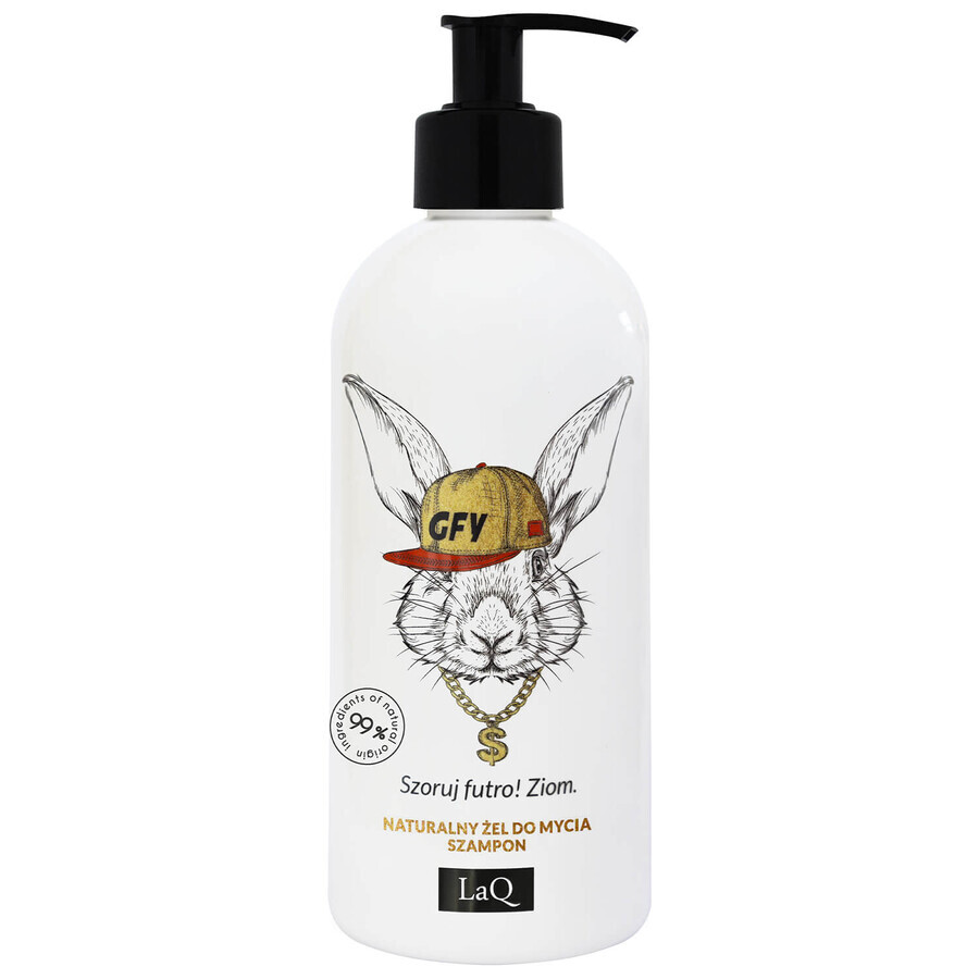 LaQ 2 in 1 shampoo and wash gel, Rabbit, 300 ml