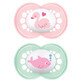 MAM Original, ciuccio, silicone, ortodontico, Sealife, bambina, 6-16 mesi, 2 pezzi