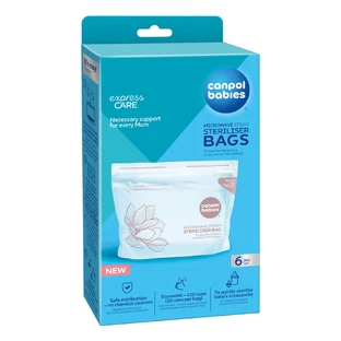 Canpol Babies, bolsas de esterilización para microondas, 6 unidades