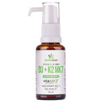 HempKing Vitamine naturale D3 + K2 MK7 în ulei de cânepă, picături, 30 ml HempKing Vitamine naturale D3 + K2 MK7 în ulei de cânepă, picături, 30 ml