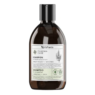 Vis Plantis Pharma Care, champú para cabellos dañados, cola de caballo de campo + urea, 500 ml